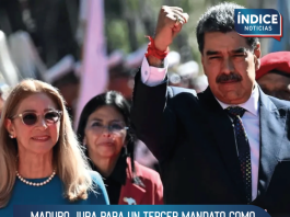 Maduro jura para un tercer mandato como presidente de Venezuela