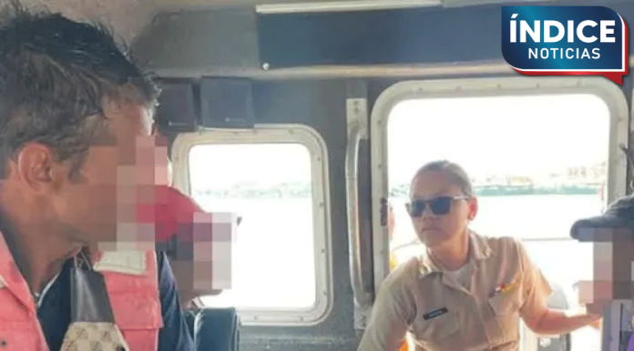 Semar rescata a 14 náufragos en costas de Yucatán