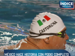 México hace historia con podio completo en Serie Mundial de Para Natacióm
