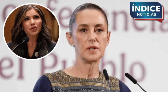Kristi Noem acusa a Claudia Sheinbaum de alentar protestas en Los Ángeles