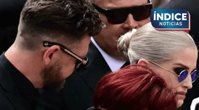 Funeral de Ozzy Osbourne: Sharon Osbourne, entre lágrimas, encabezó el cortejo fúnebre