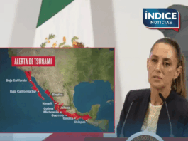 Sheinbaum descarta mayores riesgos para México tras sismo en Rusia y alerta de tsunami en las costas del Pacífico