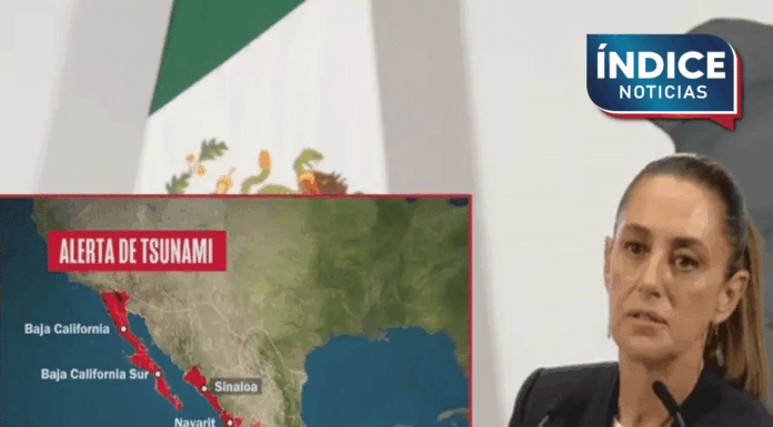 Sheinbaum descarta mayores riesgos para México tras sismo en Rusia y alerta de tsunami en las costas del Pacífico