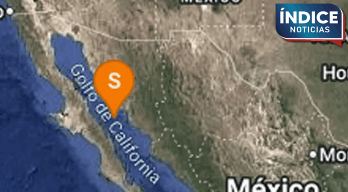 Sismo de magnitud 4.2 al suroeste de Guaymas no genera daños ni lesionados