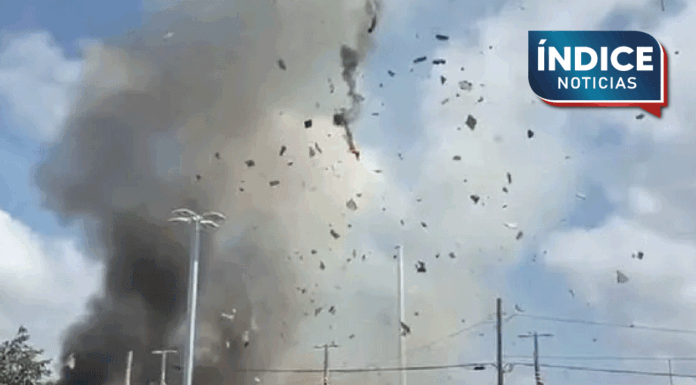 Hombre choca contra veterinaria y provoca poderosa explosión