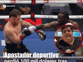 Apostador deportivo perdió 100 mil dólares tras derrota de ‘Canelo’ Álvarez