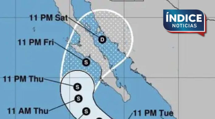 Tormenta tropical Lorena provocará lluvias intensas y oleaje en Pacífico