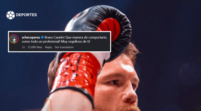 Está Checo orgulloso del profesionalismo del ‘Canelo’ Álvarez