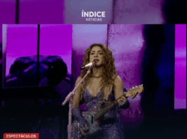 Shakira prende el escenario en show privado de Televisa y hace bailar a todos