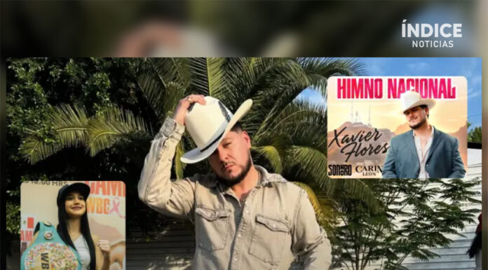 Xavi Flores entonará el Himno Nacional en la pelea de Camila Zamorano