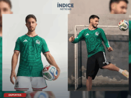 Este es el nuevo uniforme de la Selección Mexicana para el Mundial 2026, inspirado en Francia 98