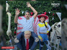 Eugenio Derbez usa disfraz de Donald Trump en Halloween y causa polémica en redes sociales