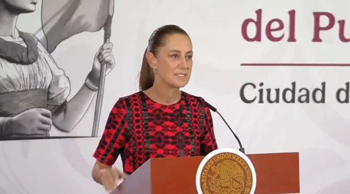 SHEINBAUM AÚN NO DEFINE SI ENCABEZARÁ INAUGURACIÓN DEL MUNDIAL EN EL ZÓCALO; HABRÁ 18 SEDES GRATUITAS EN CDMX
